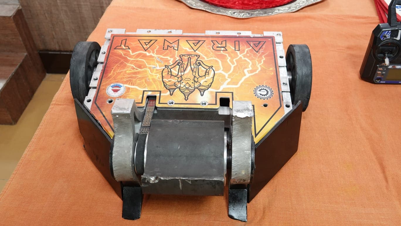 Airawat – Semi-Vertical Drum Combat Robot